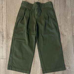 Maeve Women’s Green Cropped Pants